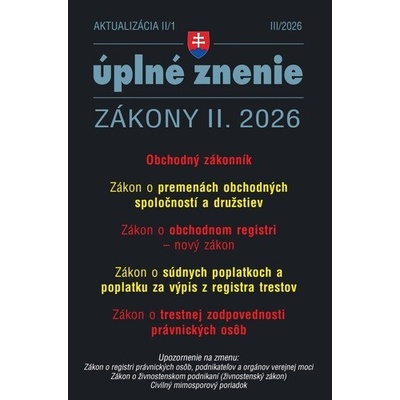 Aktualizácia 2026 II/1 - Obchodný register