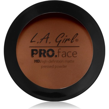 L. A. Girl Cosmetics PRO. Face HD компактна пудра с матиращ ефект цвят Toffee 7 гр
