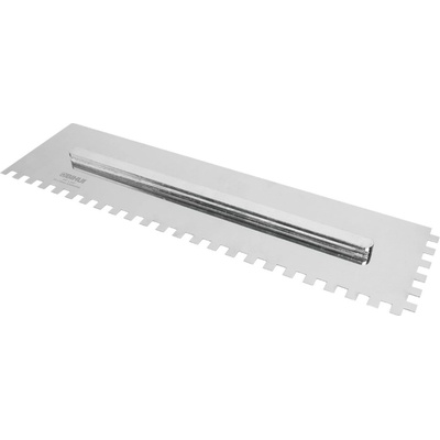 Bihui Rychloupínací nerez hladítko s hranatými zuby, 480x130mm Rozměr zubu: 10x10mm