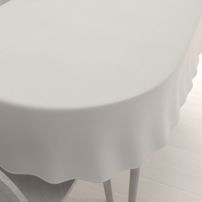 Biante Velký oválný ubrus BKS-403 Světle šedobéžový 180x240 cm