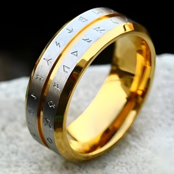 HARAHU Пръстен RU-32140 - Златен / 57mm KP32140 (RU-32140)