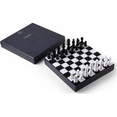 Šachy ART OF CHESS Printworks Černá