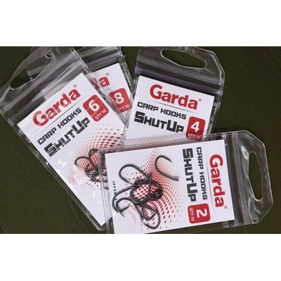 Garda Shut Up Carp Hook Bez Protihrotu veľ.4 10 ks