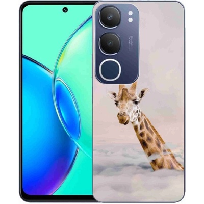 mmCase Gelový Y19s žirafa v oblacích