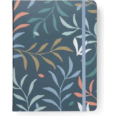 FILOFAX Тефтер Botanical, A5, син (179518)