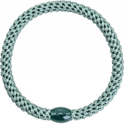 KKNEKKI Gumička do vlasů Kknekki Slim Faded Green, zelená barva, textil – Zboží Dáma