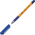 Stanger Химикалка Stanger Softgrip M, 0.7 mm дебелина на писане, син цвят на писане, оранжева, 10 бр