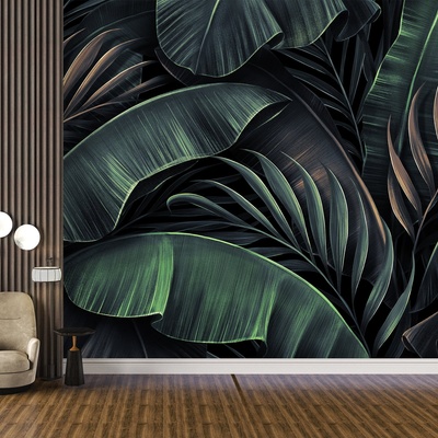 Decono Фототапет Зелени Тропически Листа