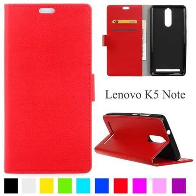 Lenovo A7020 K5 Note Magnetic Кожен Калъф и Протектор