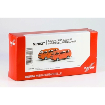 Herpa Sada 2ks: Volkswagen T3 Bus stavebnice 1:87