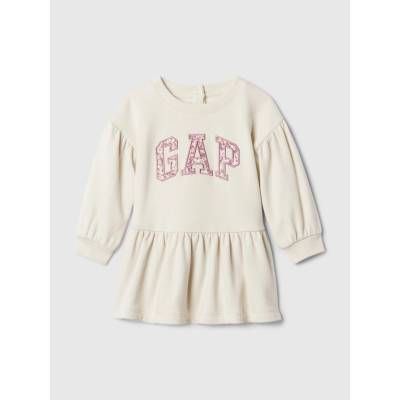 GAP Baby šaty s logem Béžová – Zboží Dáma