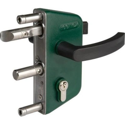 LOCINOX LAKZ 6005 - komplet zámkové krabice pro profil 40 mm, pro křídlové branky, zelený LAKZ4040P1L_6005