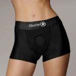 Shots Toys Вибриращи страп-он боксерки Ouch! Boxer