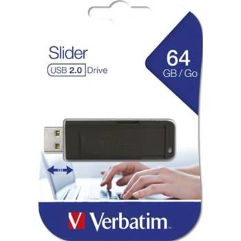 Image 1 of Verbatim Store n Go Slider 64GB USB 2.0 (UV64GSF/98698)