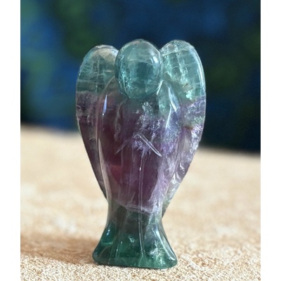 Anděl fluorit 75 mm