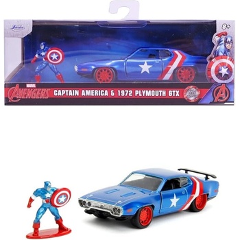 Jada Toys Кола с фигура Marvel Captain America 1: 32 W/Figure 253223024