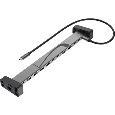 Hama Докинг станция Hama Connect2Office Work, 12-портова, USB-C, Сива | 200149 (HAMA-200149)