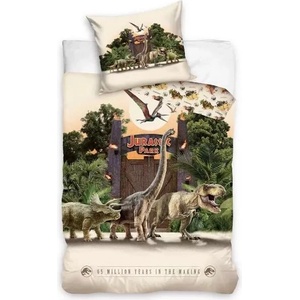 Carbotex Джурасик парк: Комплект спално бельо - 150 x 210 + 50 x 60 см (JP245002-11)