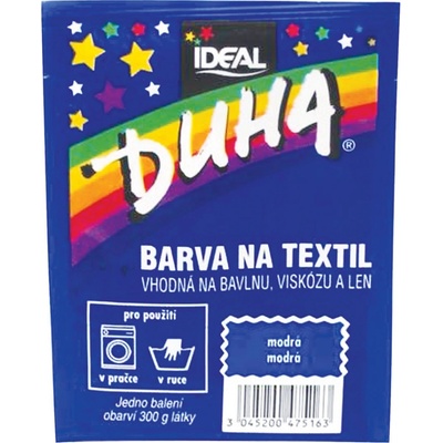 Duha farba na textil číslo 16 modrá 15 g
