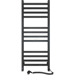 Navin Радиатор за баня тип стълба с термостат AVANGARD 227W 120x48cm черен десен (NV0026)