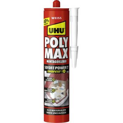 UHU Poly Max montážní lepidlo Instant Power bílé 425 g