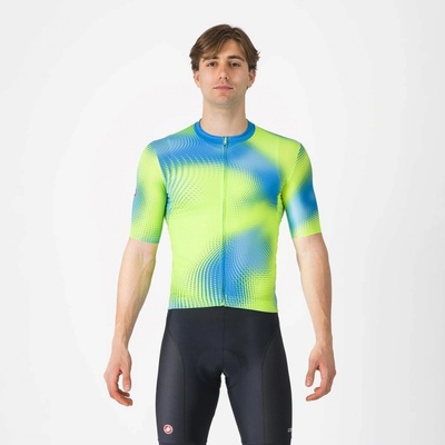 Castelli VORTICE modrá-zelená pánský