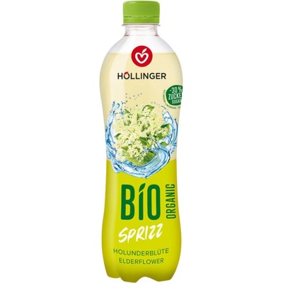 Hollinger Bio nápoj květ bezu sycený 0,5 l