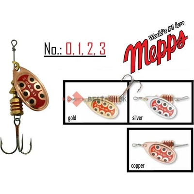 MEPPS AGLIA TW veľ.3 6g medená