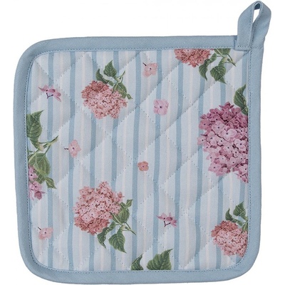 Bavlněná dětská chňapka podložka s květy hortenzie Vintage Grace - 16*16 cm