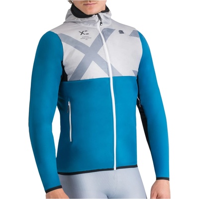 Sportful Мъжко яке за ски бягане Sportful Rythmo Jacket Cross-country ski jacket - Blue Corsair / Stone Grey (003-3359-0314)