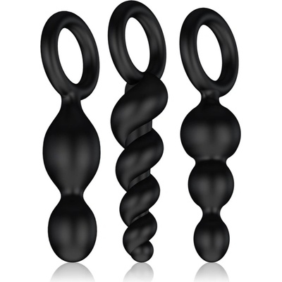 Satisfyer BOOTY CALL комплект анални разширители Black 3 бр