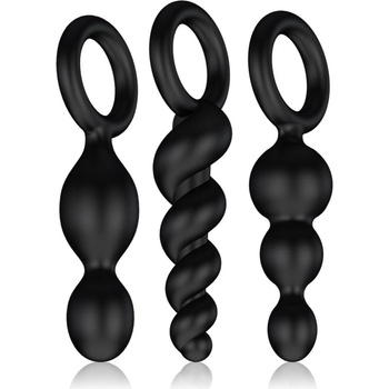 Satisfyer BOOTY CALL комплект анални разширители Black 3 бр