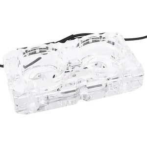 Alphacool Адаптер приставка с вътрешна и външна резба Alphacool Eisdecke D5 Dual Acrylic Attachment 3x 1/4 (AC-1014107) - xtreme