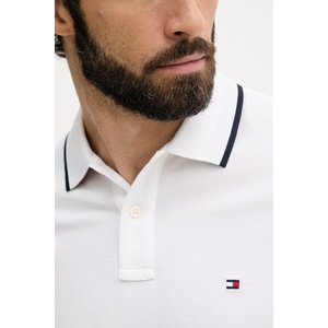 Tommy Hilfiger тениска с яка мъжка от памук (MW0MW42748) - answear - 91,90 лв