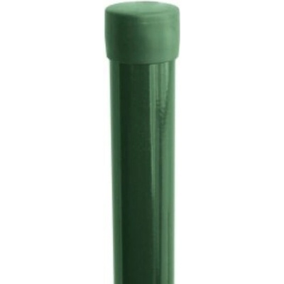 STĹPIK GUĽATÝ IDEAL ZN + PVC Farba: zelená RAL 6005, Výška (cm): 200