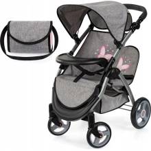 DeCuevas 90378 Skládací pro dvojčata panenky s taškou Verona 2024 72 cm