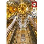 Educa Пъзел Educa - Интериор на Саграда Фамилия, 1000 части (EDU19614)
