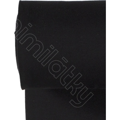 Černý náplet žebrovaný 350g