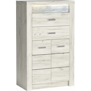 Bogdan Furniture Europe Шкаф Indianapolis I-6, бял крафт