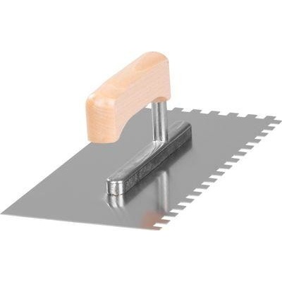 Hladítko Strend Pro Premium, HardWood, drevená rúčka, 270x130 mm, e8 mm, 0,7 mm, nerez