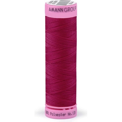 Polyesterové nitě návin 100 m Aspo Amann, střední, 1418 fuchsia