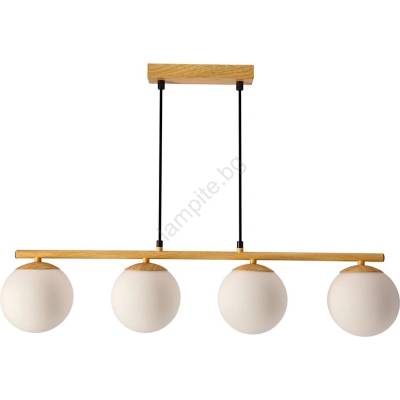 Candellux Пендел CARRINE 4xE14/40W/230V кафяв (CA1042)