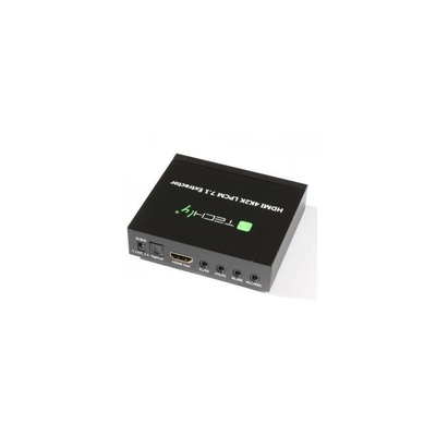TECHLY IDATA HDMI-EA74K аудио конвертор Черен (IDATA-HDMI-EA74K)