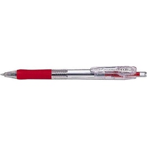 Zebra Химикалка ZEBRA Tapli Clip 0, 5 мм червена 38333-10 (38333)