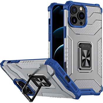 Apple Калъф Crystal Ring Case за Apple iPhone 13 Pro Max - Син KP13926