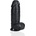 RealRock by Shots RealRock Extra Thick 23 cm Anatomical Model with Suction Cup Black