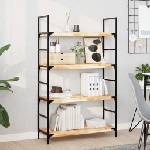 vidaXL Плаващи рафтове, 2 бр. , 80x30x4 см, необработена масивна дървесина, акация (3279452)