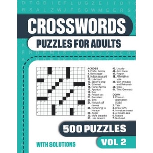 Crosswords Puzzles for Adults: Crossword Book with 500 Puzzles for Adults. Seniors and all Puzzle Book Fans - Vol 2 | Visupuzzle Books (ISBN: 9798712995806)