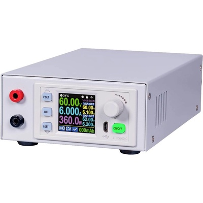 Joy-it JT-PC360-C laboratorní zdroj s nastavitelným napětím, 0 - 60 V, 0 - 6 A, 360 W, kompaktní forma, lze programovat,