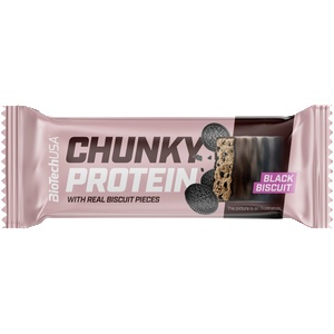 BioTechUSA Chunky Protein Bar - Black biscuit